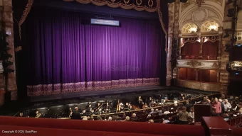 London Coliseum Dress Circle A49 view from seat photo