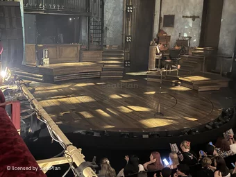 Lyric Theatre Dress Circle BoxE1 view from seat photo