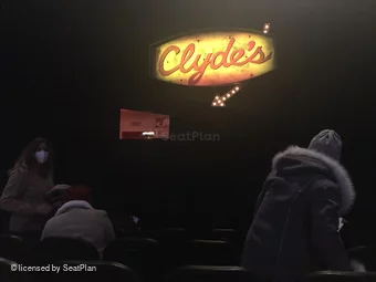 Hayes Theater Orchestra F4 view from seat photo