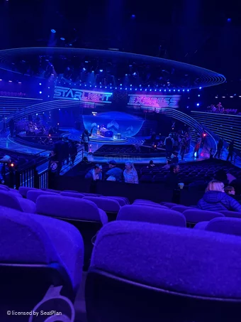 Wembley Park Theatre Locomotive Seats R36 view from seat photo