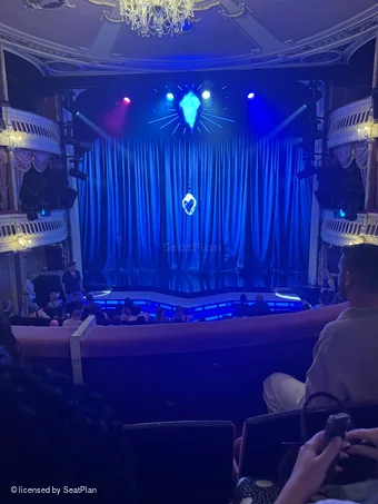 Criterion Theatre Dress Circle C12 view from seat photo