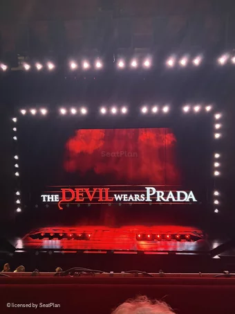 Dominion Theatre Circle B24 view from seat photo