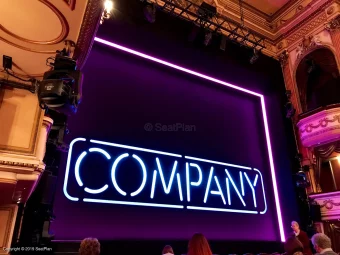 Gielgud Theatre Stalls J23 view from seat photo