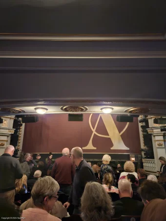 Ambassadors Theatre Stalls M10 view from seat photo