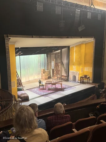 Music Box Theatre Mezzanine D25 view from seat photo