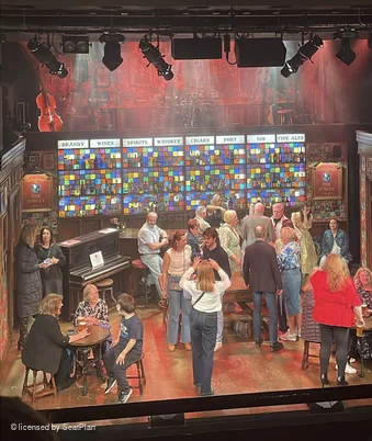 Arts Theatre Circle A14 view from seat photo