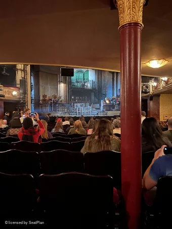Lyric Theatre Stalls T7 view from seat photo