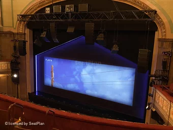 Booth Theatre Mezzanine E10 view from seat photo