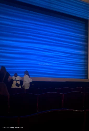 Novello Theatre Stalls F16 view from seat photo