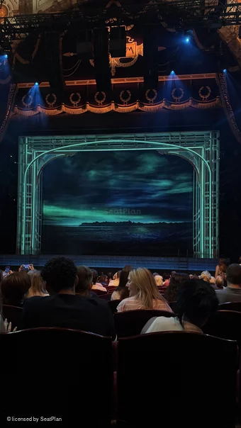 London Coliseum Stalls O5 view from seat photo