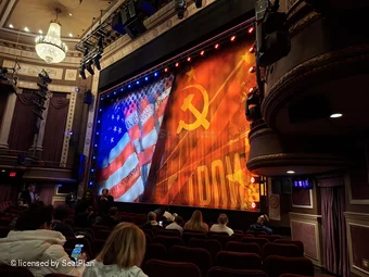 Imperial Theatre Orchestra J24 view from seat photo