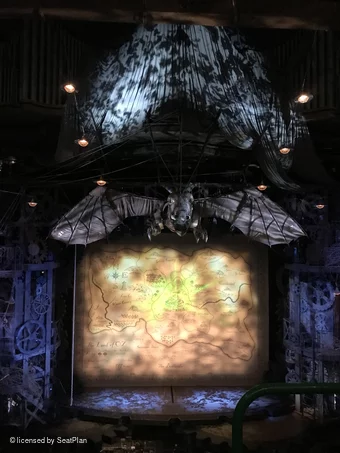 Apollo Victoria Theatre Dress Circle B24 view from seat photo