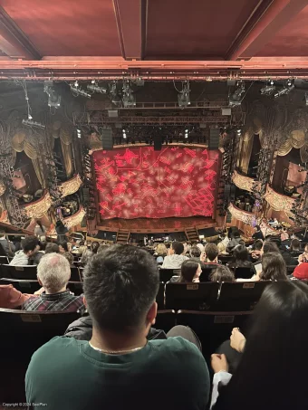 Lyceum Theatre Grand Circle M28 view from seat photo