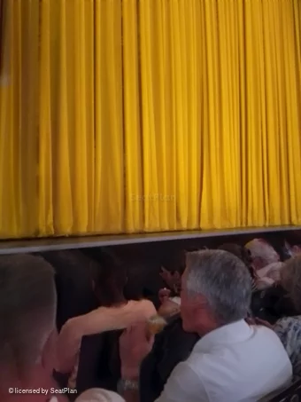 Fortune Theatre Stalls B1 view from seat photo