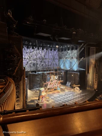 Stephen Sondheim Theatre Mezzanine AA11 view from seat photo