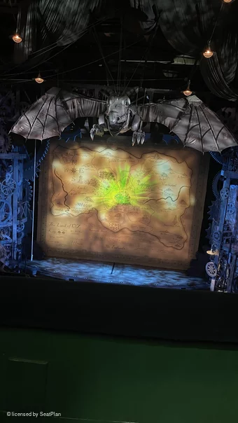 Apollo Victoria Theatre Dress Circle B23 view from seat photo