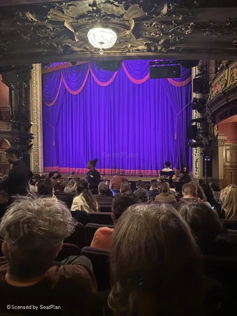 Lyceum Theatre Orchestra O12 view from seat photo