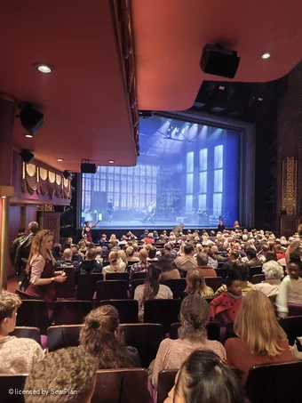 Prince Edward Theatre Stalls R33 view from seat photo