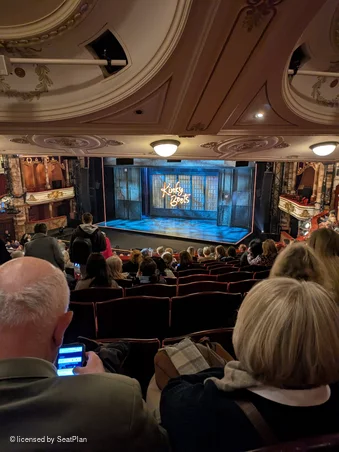 London Coliseum Dress Circle L13 view from seat photo