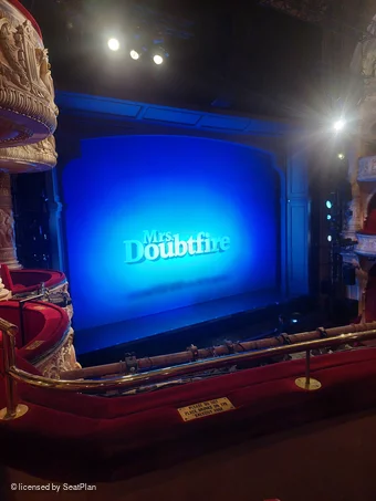 Shaftesbury Theatre Royal Circle B33 view from seat photo