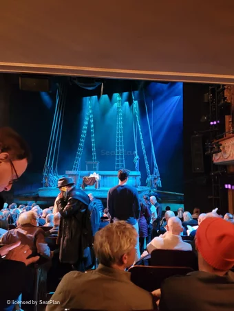 Longacre Theatre Orchestra O1 view from seat photo