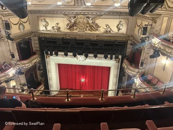 Noel Coward Theatre Balcony C9 view from seat photo