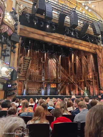 Victoria Palace Theatre Stalls L37 view from seat photo