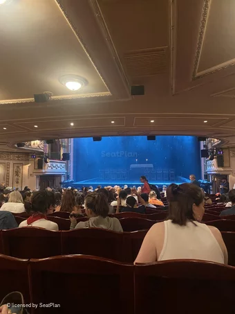 Gielgud Theatre Stalls U6 view from seat photo