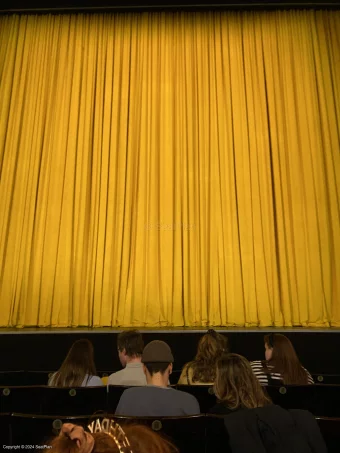 Fortune Theatre Stalls E13 view from seat photo