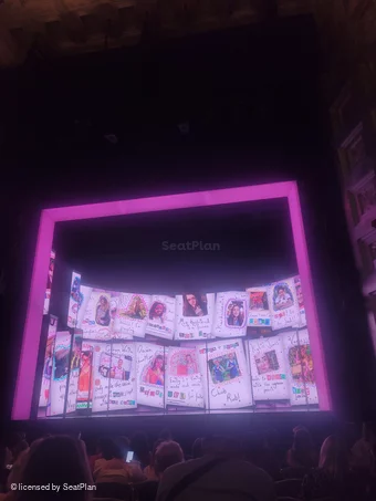 Savoy Theatre Stalls H10 view from seat photo