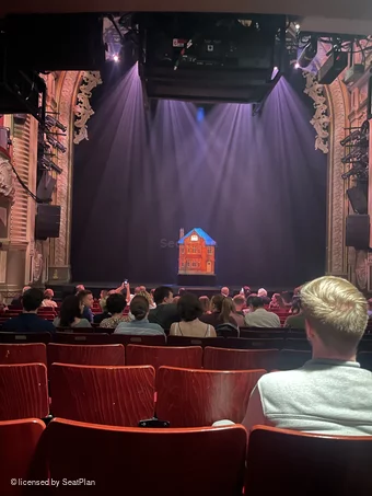 Lyric Hammersmith Stalls Q12 view from seat photo