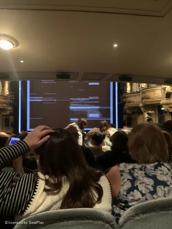 Wyndham's Theatre Stalls Q13 view from seat photo