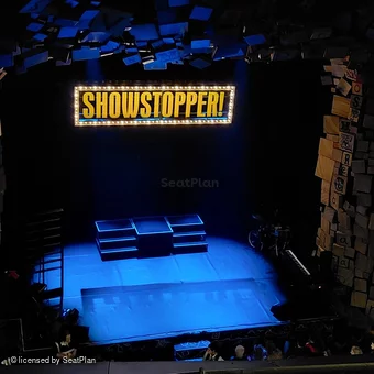 Cambridge Theatre Upper Circle C24 view from seat photo