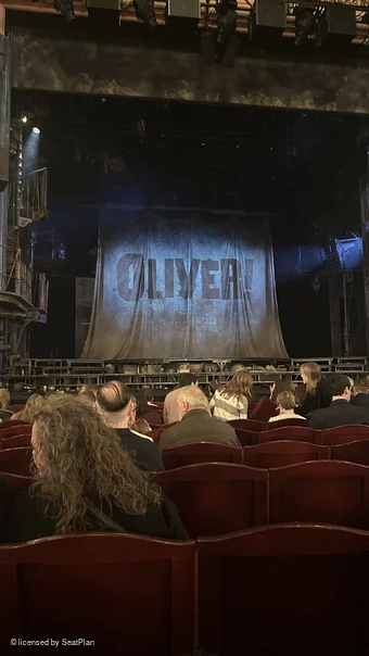 Gielgud Theatre Stalls L17 view from seat photo