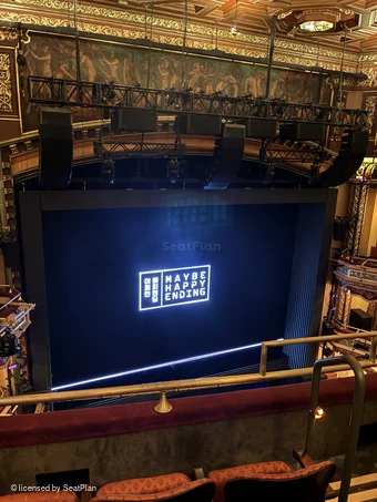 Belasco Theatre Balcony C5 view from seat photo