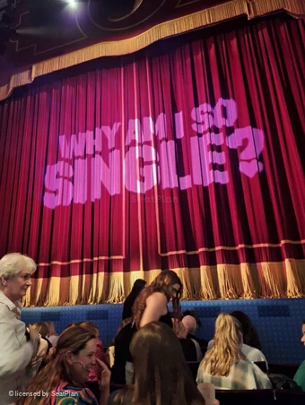 Garrick Theatre Stalls D6 view from seat photo