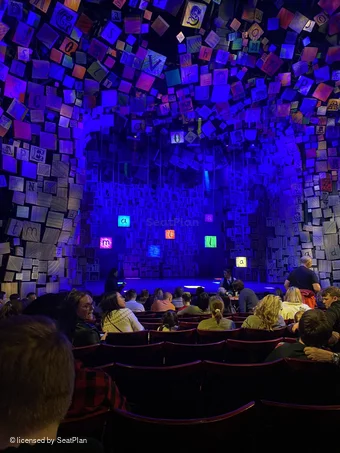 Cambridge Theatre Stalls N24 view from seat photo