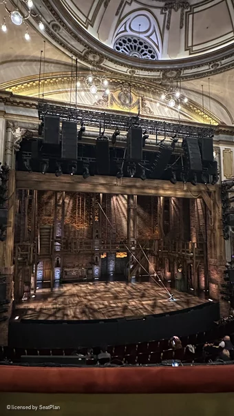 Victoria Palace Theatre Royal Circle C30 view from seat photo