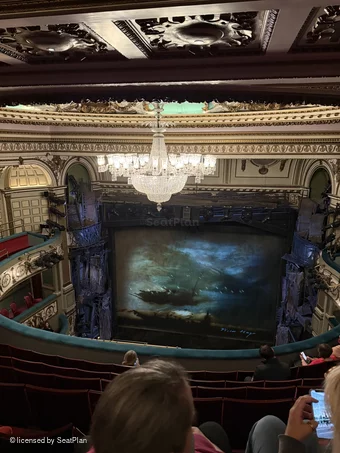 Sondheim Theatre Grand Circle G11 view from seat photo