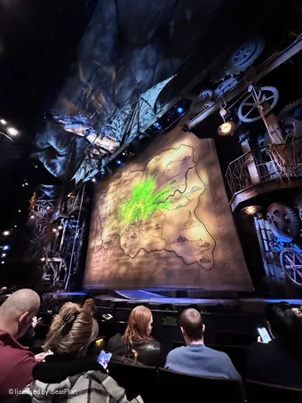 Gershwin Theatre Orchestra A12 view from seat photo