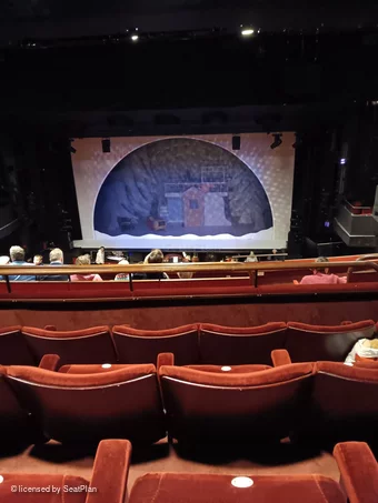 Peacock Theatre Dress Circle H11 view from seat photo