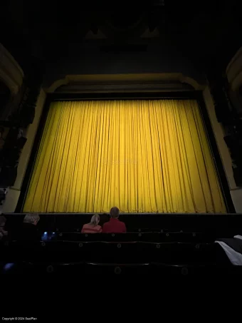 Fortune Theatre Stalls E12 view from seat photo