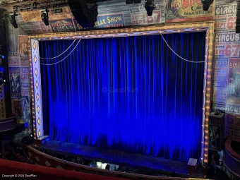 Imperial Theatre Front Mezzanine D312 view from seat photo