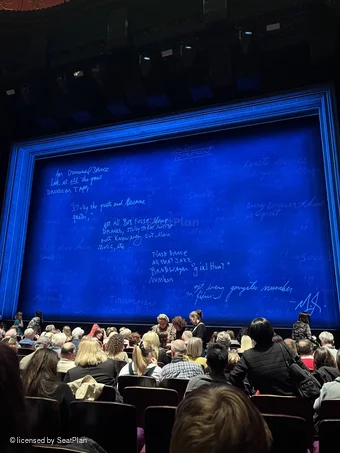 Prince Edward Theatre Stalls K9 view from seat photo