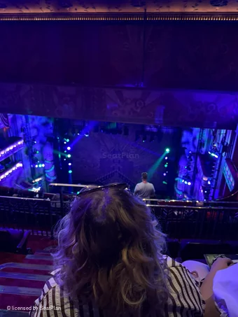 Prince Edward Theatre Grand Circle L9 view from seat photo