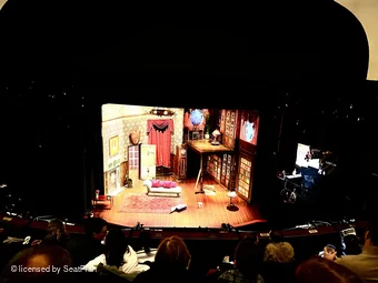 Duchess Theatre Dress Circle E11 view from seat photo