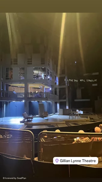 Gillian Lynne Theatre Stalls K53 view from seat photo