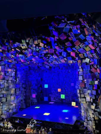 Cambridge Theatre Dress Circle D6 view from seat photo