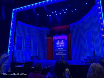 Daryl Roth Theatre Orchestra F104 view from seat photo