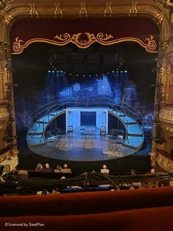 Apollo Theatre Dress Circle A15 view from seat photo